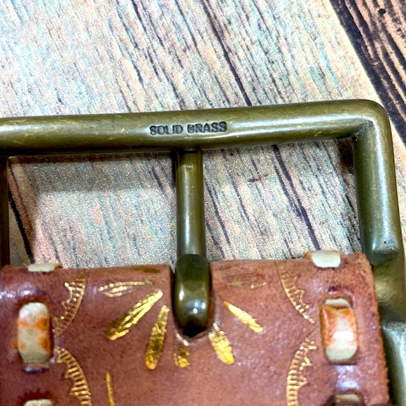 Street Works Genuine Leather Belt Size Large - Picture 7 of 10